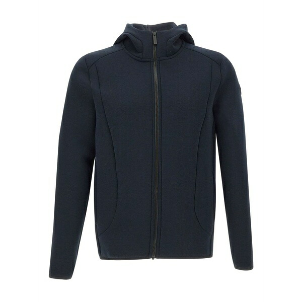 コルマール メンズ パーカー・スウェットシャツ アウター Hooded zip-up sweatshirt Blue|asty