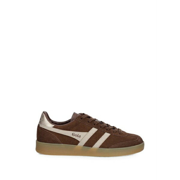 ゴラ レディース スニーカー シューズ Viper logo-patch suede sneakers Brown｜asty