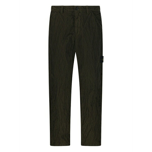 ストーンアイランド メンズ カジュアルパンツ ボトムス Corduroy patch-pocket trousers Green｜asty