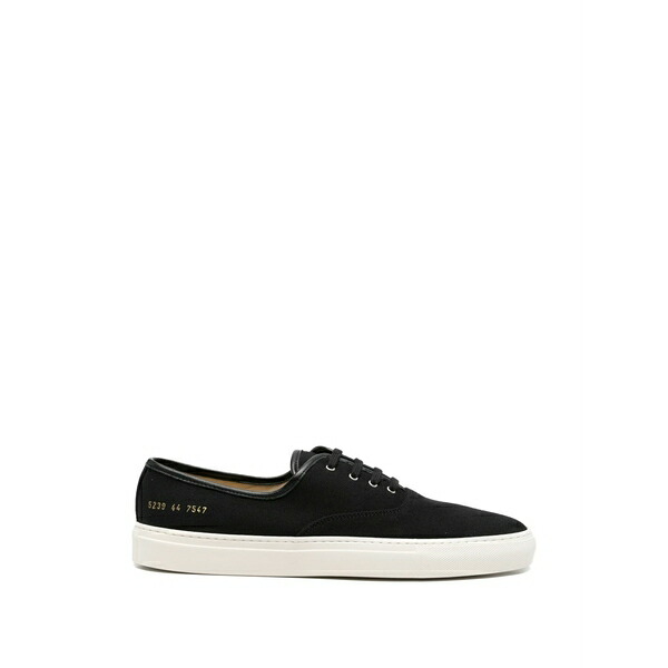 コモン・プロジェクツ メンズ スニーカー シューズ Four hole lace-up sneakers Black｜asty
