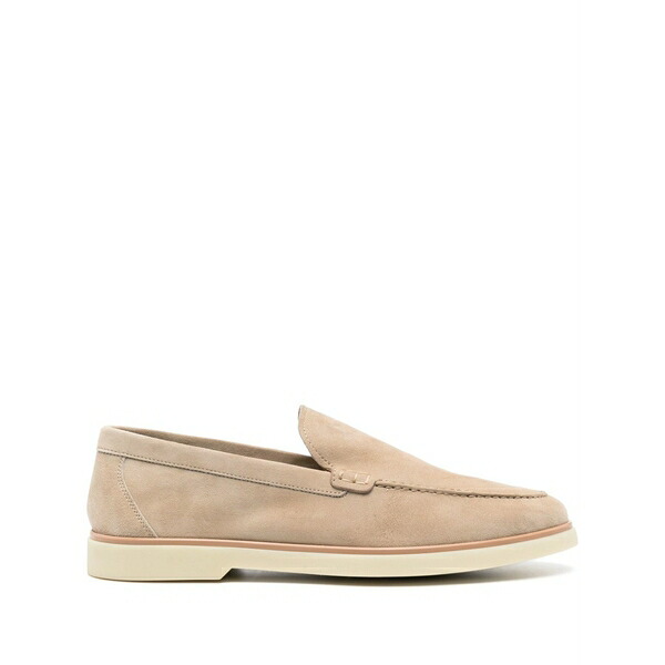 マグナーニ メンズ スリッポン・ローファー シューズ Lourenco suede loafers Neutrals|asty