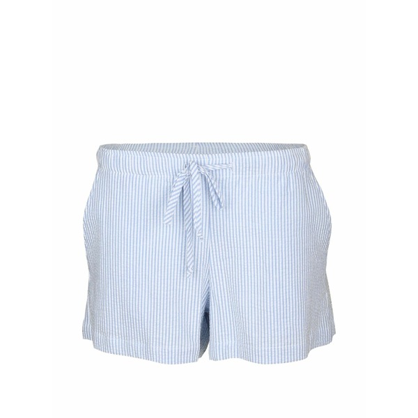 レディーアンドセイラー レディース カジュアルパンツ ボトムス Flutter striped seersucker shorts Blue｜asty