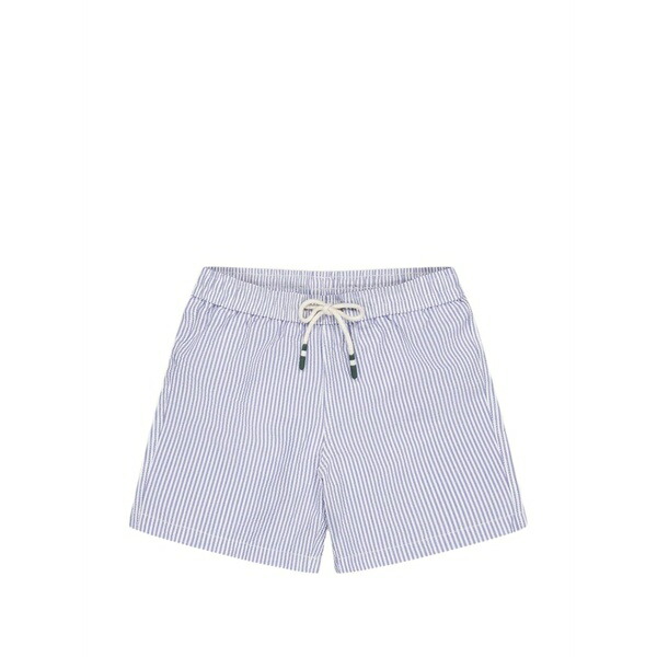 ハートフォード メンズ カジュアルパンツ ボトムス Achille striped seersucker swim shorts Blue｜asty