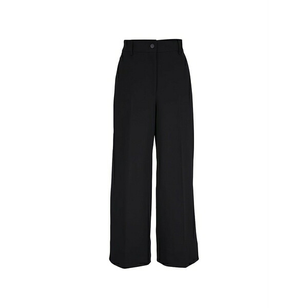 アクリス プント レディース カジュアルパンツ ボトムス Chiara wide-leg trousers Black|asty