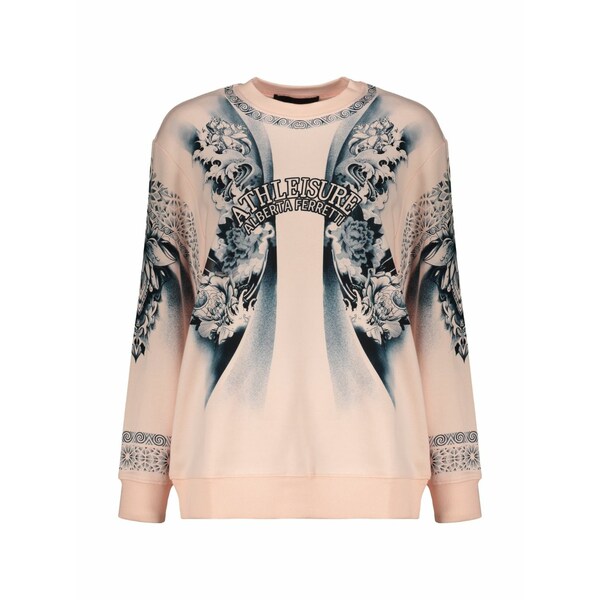 アルベルタ フェレッティ レディース ニット&セーター アウター Graphic-print sweatshirt Pink｜asty 45,370円