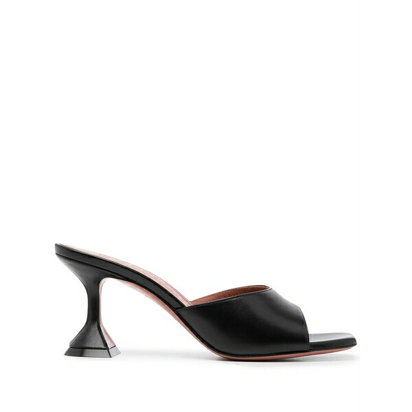 アミナモアディ レディース サンダル シューズ Lupita heeled sandals Black｜asty