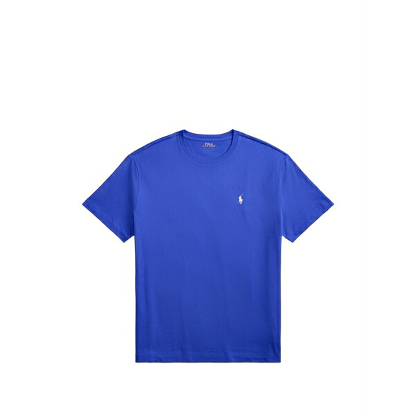 ラルフローレン メンズ Tシャツ トップス Embroidered-logo t-shirt Blue|asty