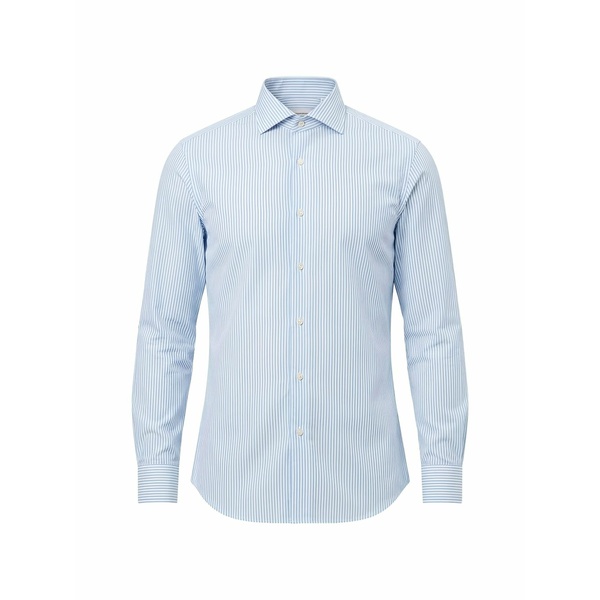 トンボリーニ メンズ シャツ トップス Striped long-sleeve shirt Blue｜asty 52,080円