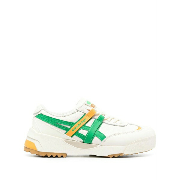 オニツカタイガー レディース スニーカー シューズ Logo-embroidered sneakers White｜asty