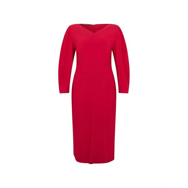 アルベルタ フェレッティ レディース ワンピース トップス V-neck midi dress Red｜asty