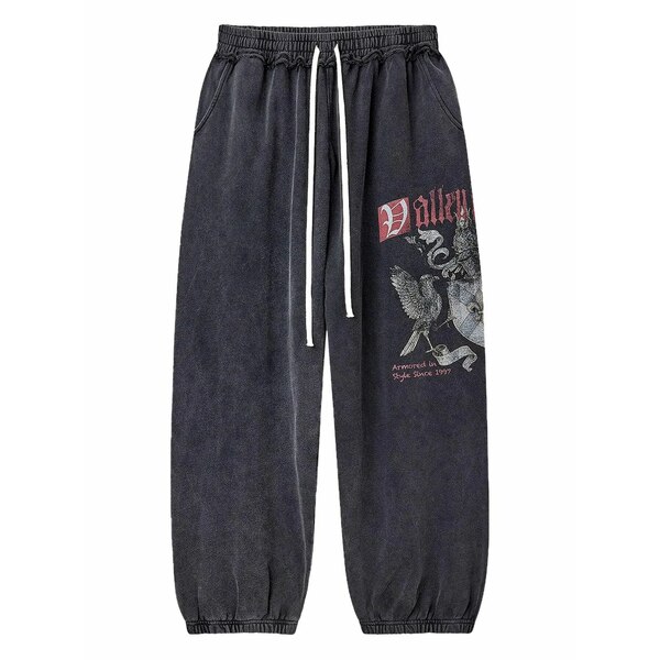 ベール メンズ カジュアルパンツ ボトムス Graphic track pants Black｜asty 74,690円