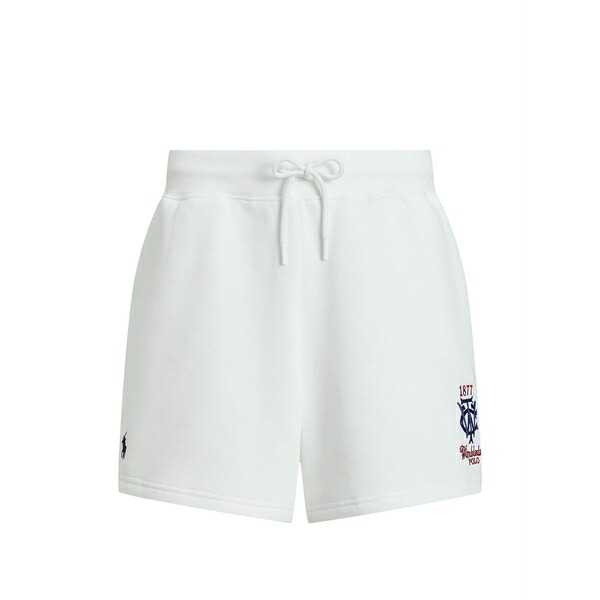 ラルフローレン メンズ カジュアルパンツ ボトムス Wimbledon embroidered shorts White|asty