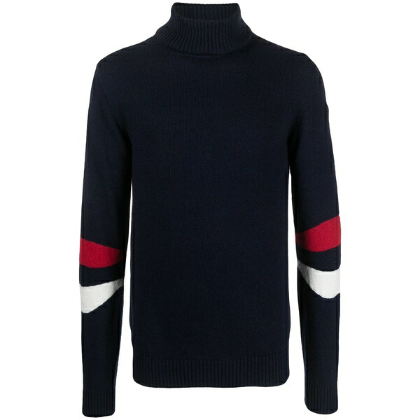ロシニョール メンズ ニット&セーター アウター Signature roll-neck sweater Blue｜asty