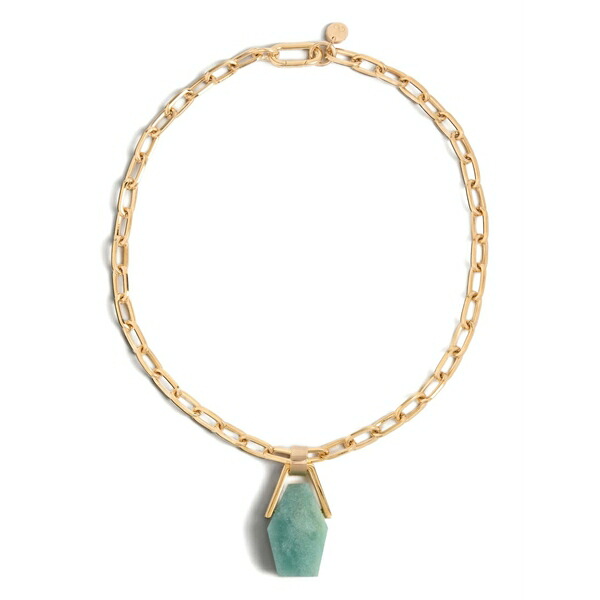 ラ・ダブル・ジェイ レディース ネックレス・チョーカー・ペンダントトップ アクセサリー Portal chain geometric necklace Gold｜asty