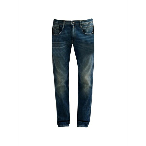 リプレイ メンズ デニムパンツ ボトムス Anbass slim-fit jeans Blue|asty