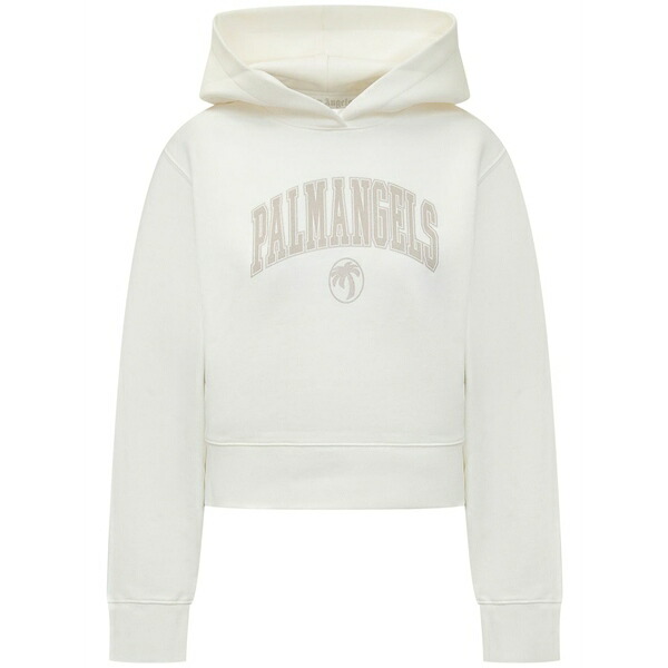 パーム・エンジェルス レディース パーカー・スウェットシャツ アウター College palm hoodie White｜asty