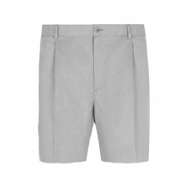 ブリオーニ メンズ カジュアルパンツ ボトムス Bellagio pleated-waistband tailored shorts Grey|asty