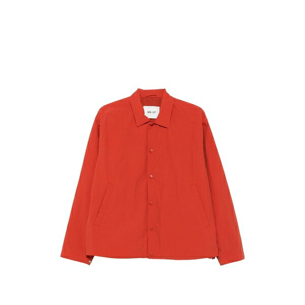 エヌエヌ77 メンズ ジャケット&ブルゾン アウター Fenton buttoned jacket Red|asty