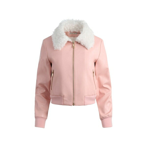 アリス アンド オリビア レディース ジャケット＆ブルゾン アウター Collar jacket Pink｜asty