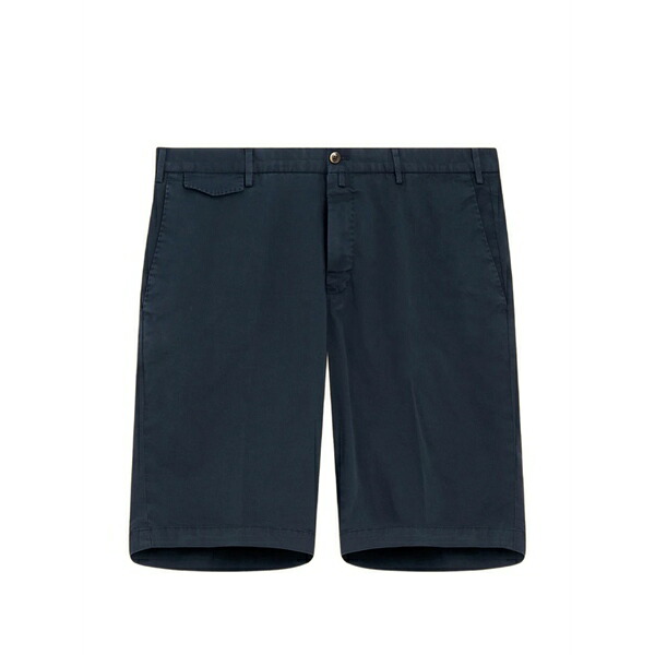 PTトリノ メンズ カジュアルパンツ ボトムス Button-fastening stretch cotton chino shorts Blue｜asty