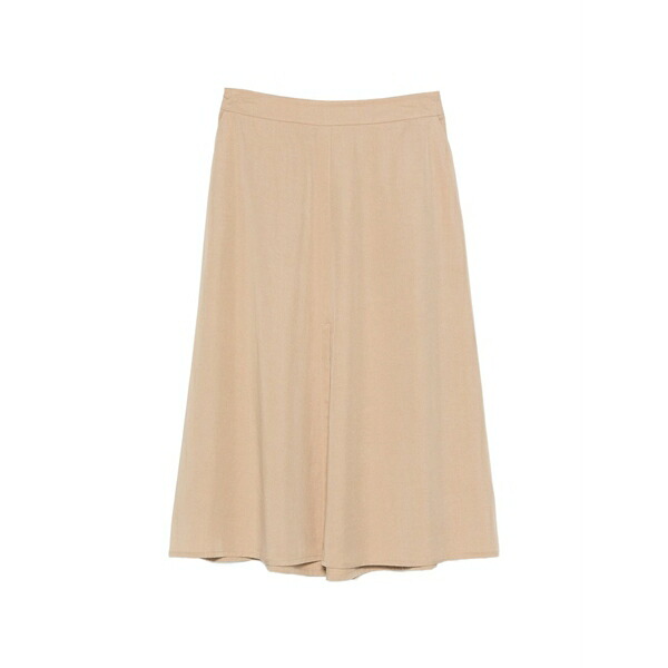マルコポーロ レディース スカート ボトムス A-line slit skirt Neutrals｜asty