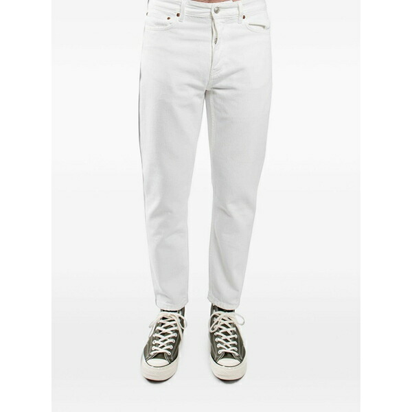 ウォンハンドレッド メンズ デニムパンツ ボトムス Ben tapered jeans White|asty