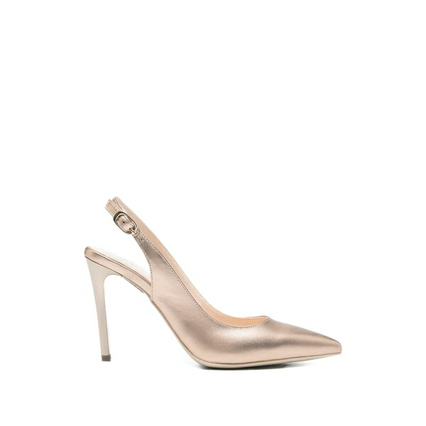 ネロ ジャルディーニ レディース パンプス シューズ Buckle leather pumps Gold|asty