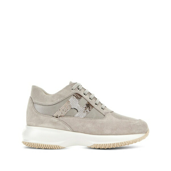 ホーガン レディース スニーカー シューズ Interactive sequinned sneakers Grey|asty