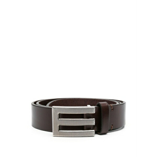 エトロ レディース 胴締め 佩び物 Logo-buckle belt Brown