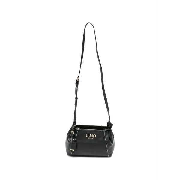 リュージョー レディース ショルダーバッグ バッグ Logo-detail cross body bag Black|asty