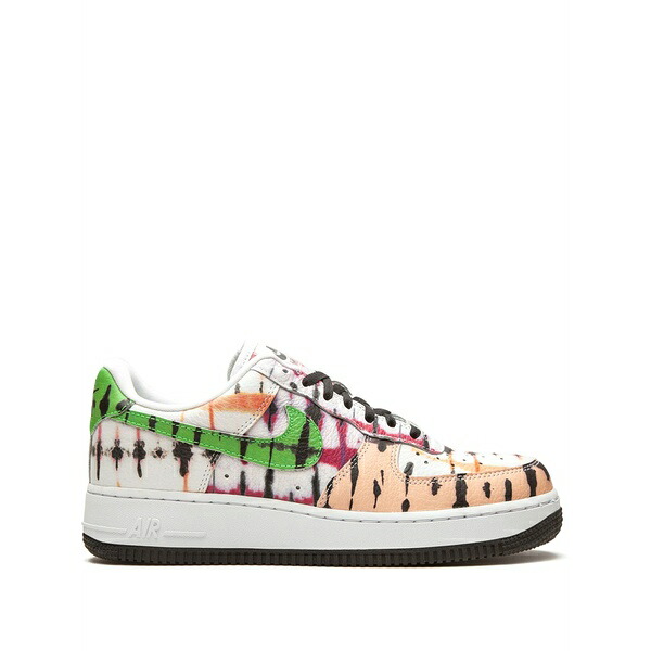 ナイキ レディース スニーカー シューズ Air force 1 low "black tie-dye" sneakers White｜asty