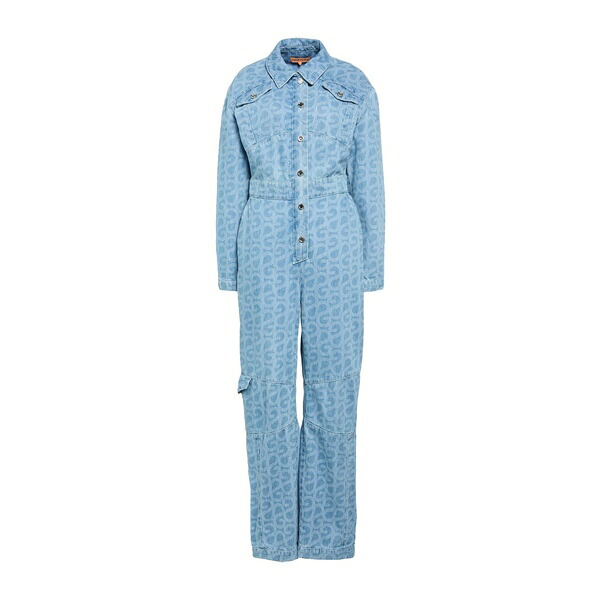 【送料無料】 スティーヌ・ゴヤ レディース デニムパンツ ボトムス Jumpsuits Blue