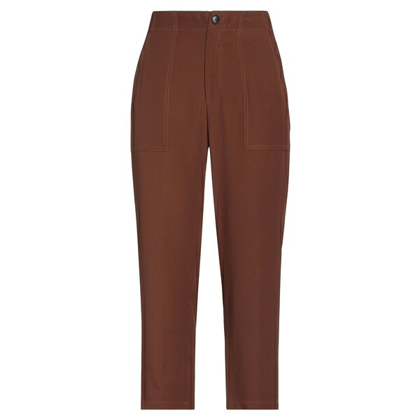 【送料無料】 セミクチュール レディース カジュアルパンツ ボトムス Pants Brown