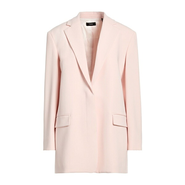 【送料無料】 セオリー レディース ジャケット＆ブルゾン アウター Blazers Pink｜asty
