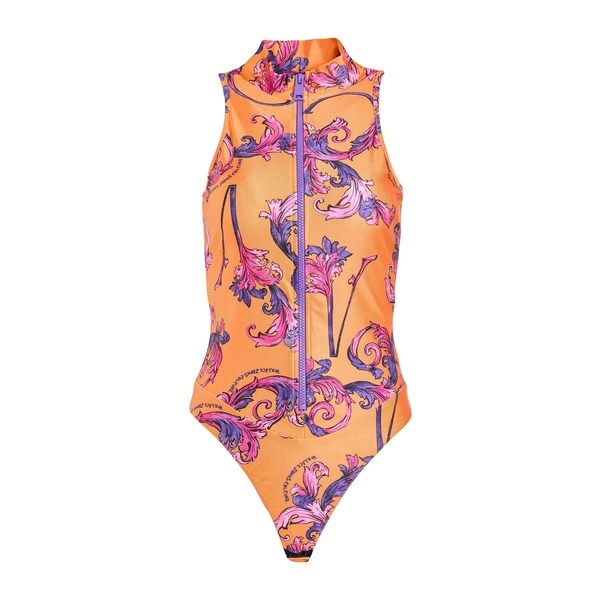 【貨物輸送無料】 呼びりん探し回る レディース プルオーバー トップス Bodysuits Orange