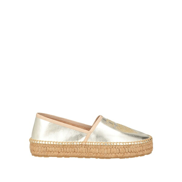 【送料無料】 モスキーノ レディース サンダル シューズ Espadrilles Metallic|asty
