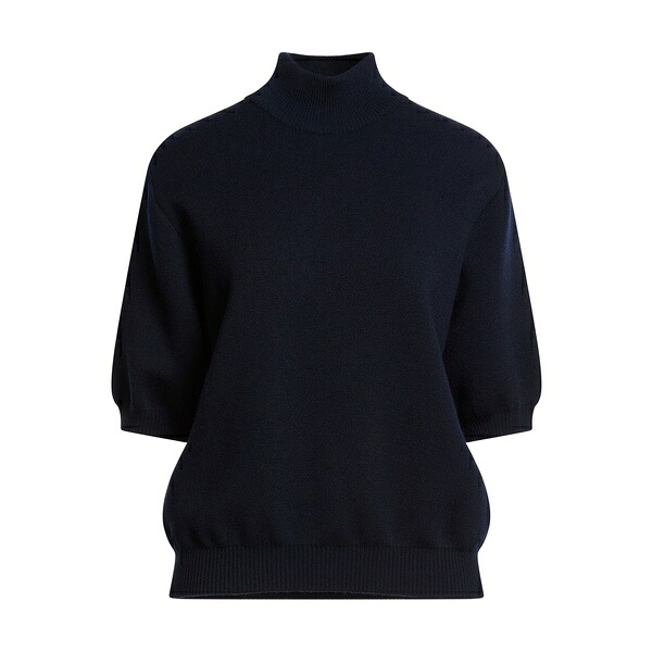 【貨物輸送無料】 紙凧 レディース 編み物\u0026プルオーバー アウター Turtlenecks Blue