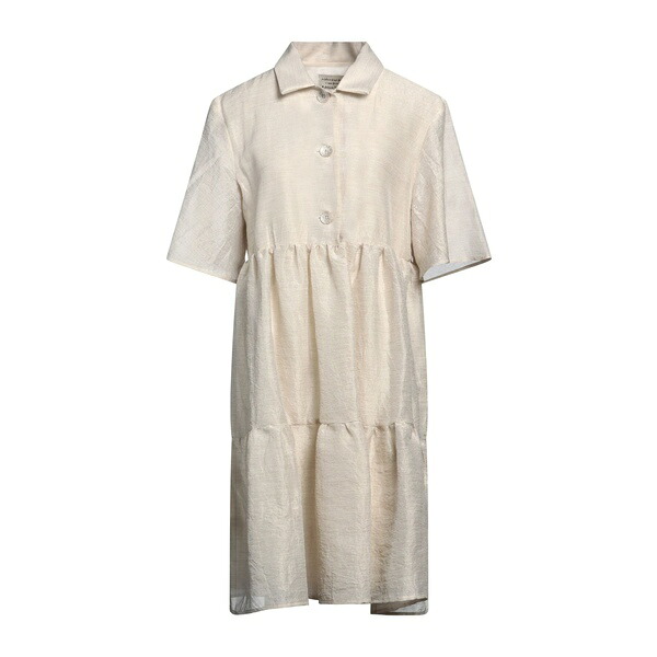 【貨物輸送無料】 アレッシアサンティ レディース 衣装 トップス Mini dresses Beige スーツ・セットアップ-ワンピーススーツ