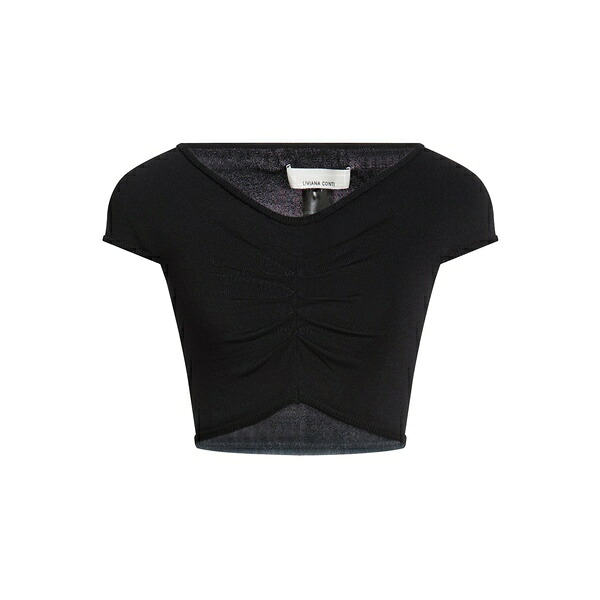 【貨物輸送無料】 リビアナコンティ レディース プルオーバー トップス Tops Black