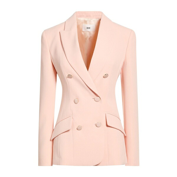 【送料無料】 ソロトレ レディース ジャケット&ブルゾン アウター Blazers Pink|asty