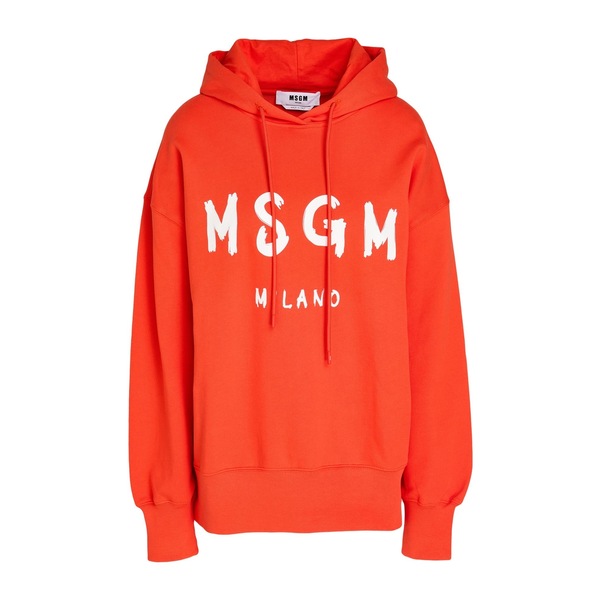 【貨物輸送無料】 エムエスジイエム レディース パーカー・スウェットシャツ アウター Sweatshirts Orange