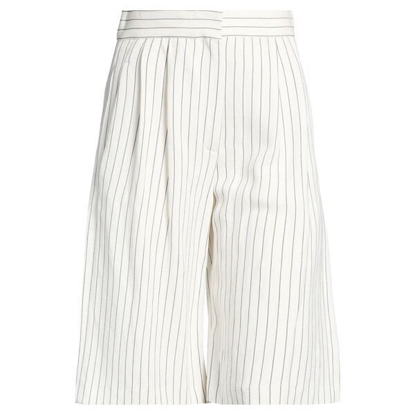 【貨物輸送無料】 ルルー 制作室 レディース 心地好いズボン下 ボトムス Shorts \u0026 Bermuda Shorts White