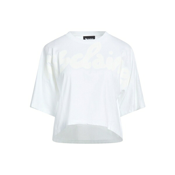 【貨物輸送無料】 ディスクレイマー レディース プルオーバー トップス T-shirts White