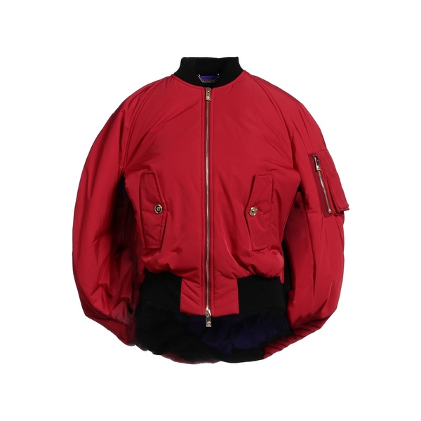 【貨物輸送無料】 ヴェルサーチ レディース 上衣＆上衣 アウター Jackets Red