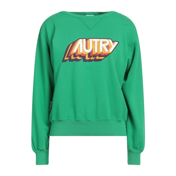 【貨物輸送無料】 オートリー レディース パーカー・スウェットシャツ アウター Sweatshirts Green