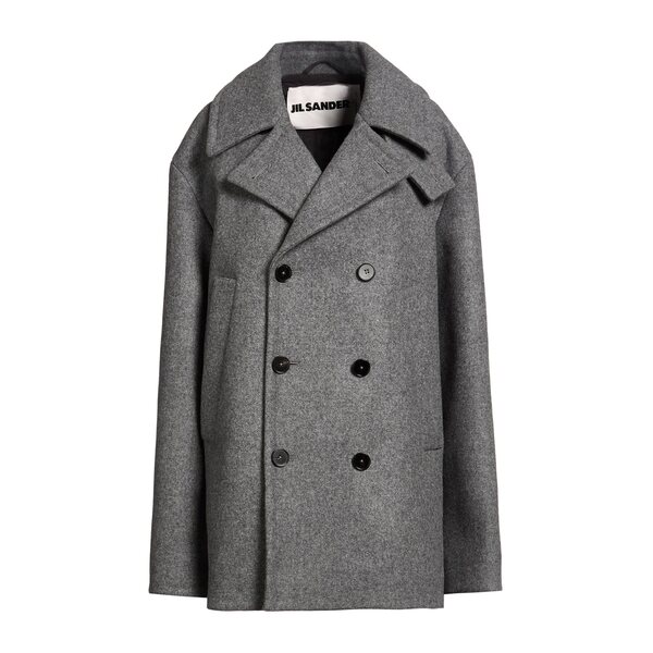 【貨物輸送無料】 ジル・サンダー レディース 上衣＆上衣 アウター Coats Grey