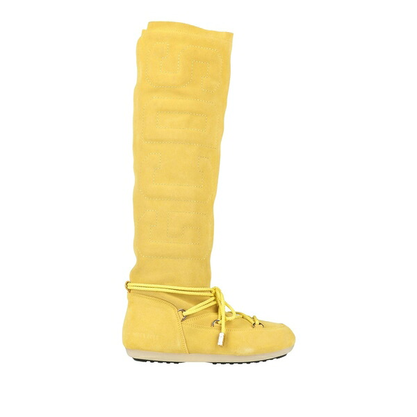 【貨物輸送無料】 お月さまブーツ レディース ブーツ シューズ Boots Yellow