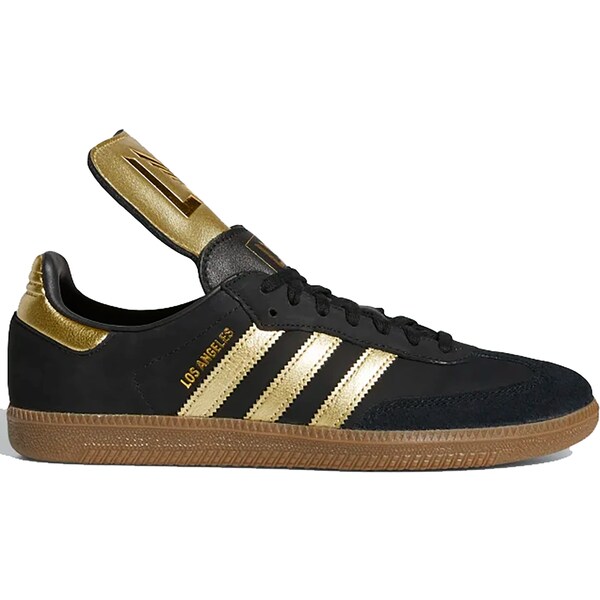 adidas アディダス メンズ スニーカー  【adidas Samba LAFC Black Gold】  大きさ US_7.5(25.5糎) Core Black/Gold Metallic/Gum