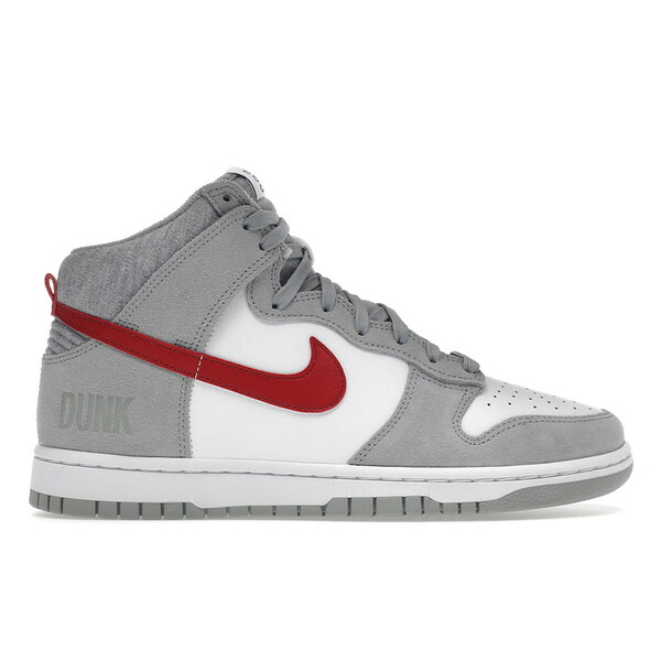 Nike ナイキ メンズ スニーカー 【Nike Dunk High Light Smoke Grey Gym Red】 サイズ US_M_14 Light Smoke Grey/Gym Red/White｜asty 64,240円