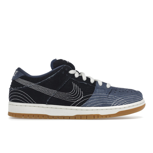 Nike ナイキ メンズ スニーカー 【Nike SB Dunk Low Denim Sashiko】 サイズ US_11(29.0cm) Mystic Navy/Mystic Navy-Gum Light Brown-Sail|asty